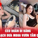 CEO Đoàn Di Băng Và Kế Hoạch Đưa MB66 Vươn Tầm Quốc Tế